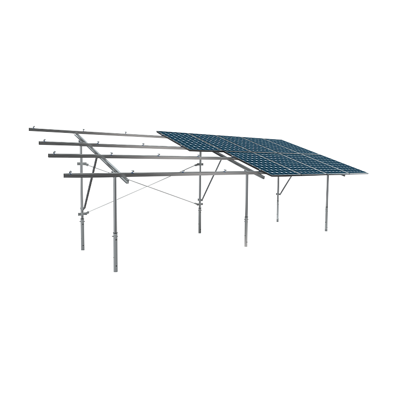 Montaż PV podwójnej kolumny