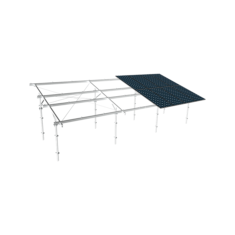 Montaż hybrydowych PV rolnictwa-hybrydowego